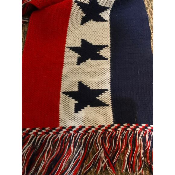 VINTAGE 9-11-01 AMERICANA SCARF KNITMAKERS UNISEX Y2K USA - Picture 4 of 6